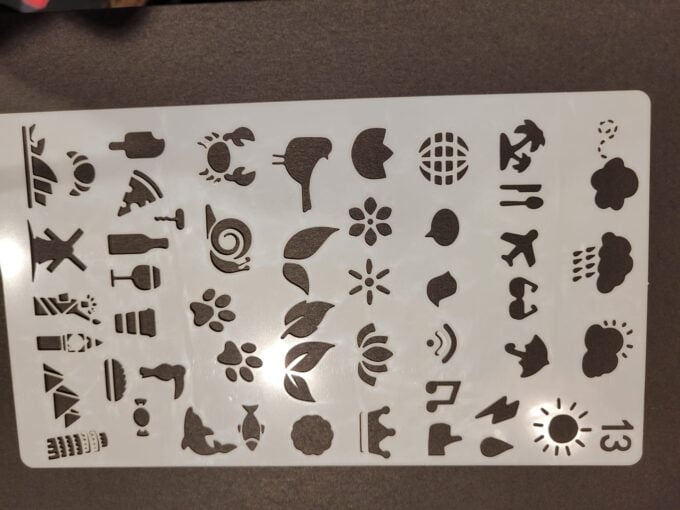 Pack de 20 planches de pochoirs 5 Pack de 20 planches de pochoirs – Image 5