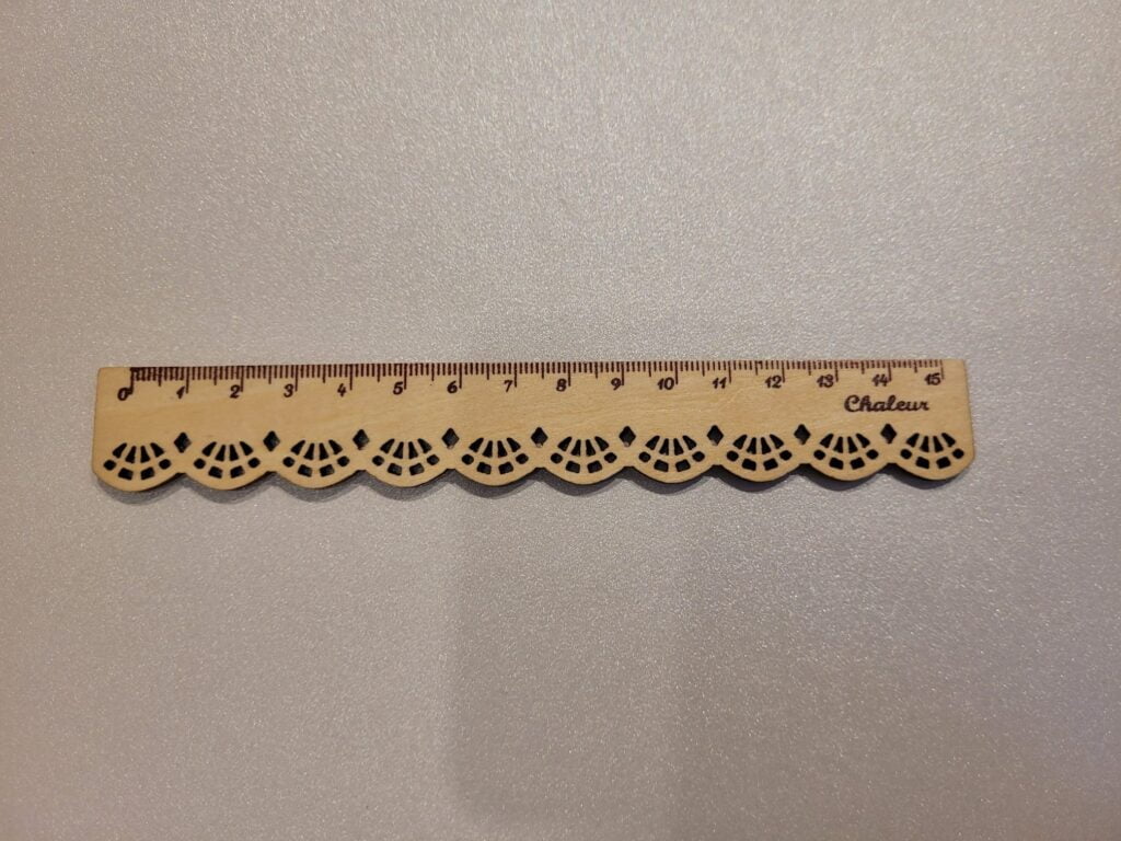 Réglette en bois