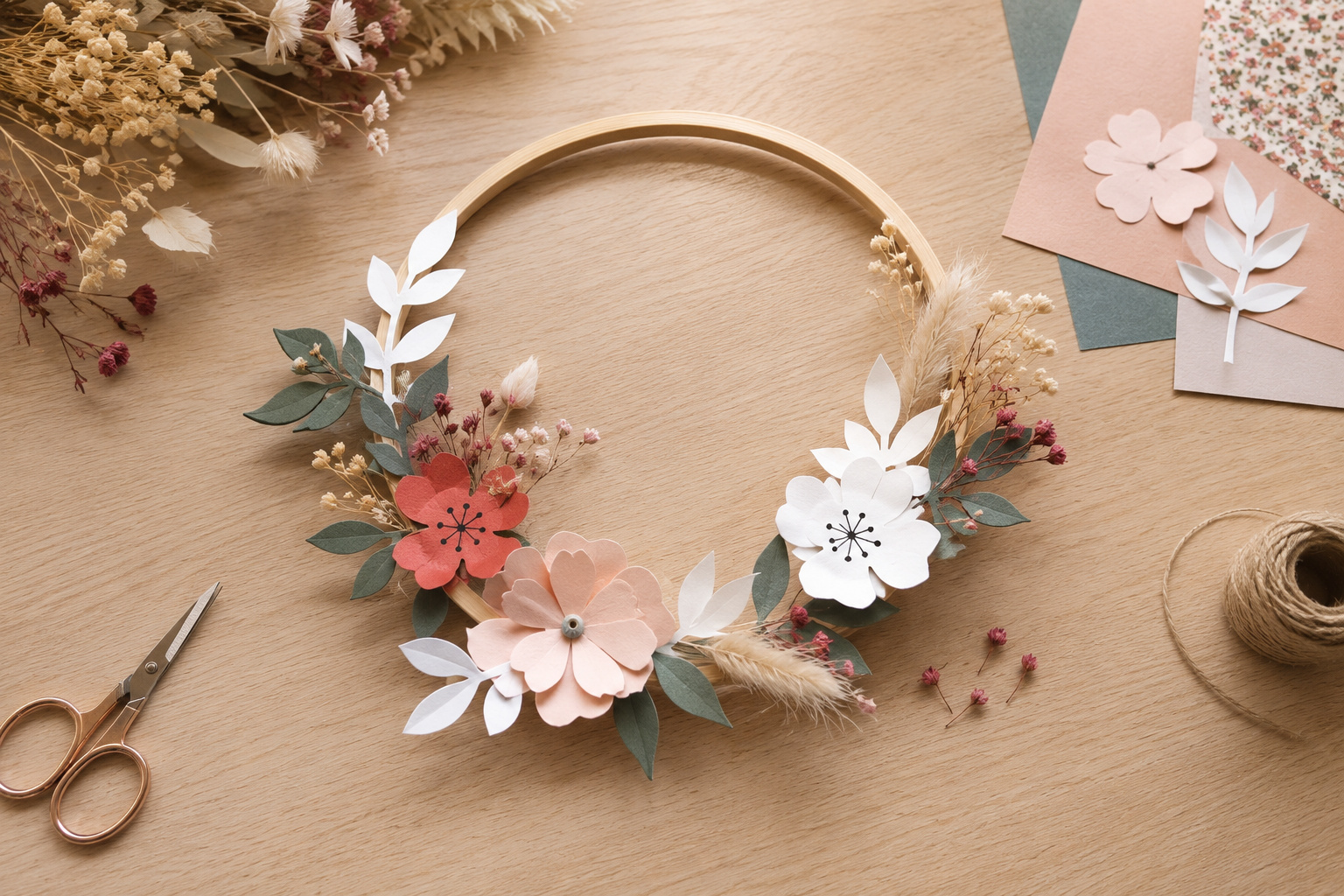 Couronne de fleurs 1 Couronne de fleurs