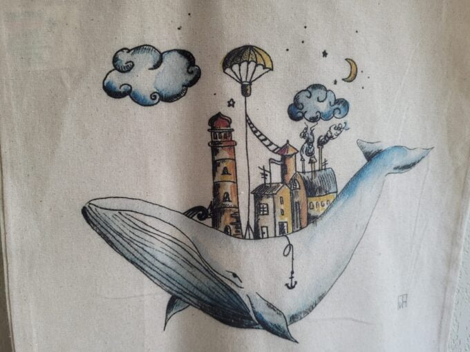 Tote bag Baleine 4 Tote bag Baleine – Image 4