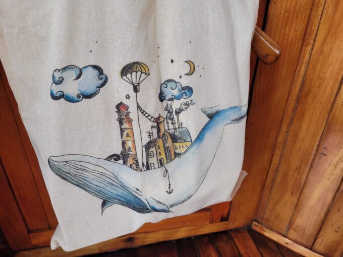 Tote bag Baleine 1 Tote bag Baleine