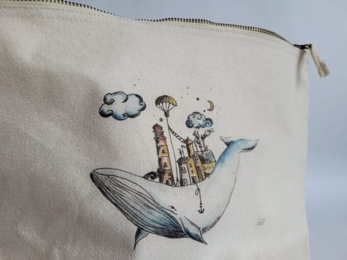 Grande trousse en tissu Baleine 6 Grande trousse en tissu Baleine – Image 6