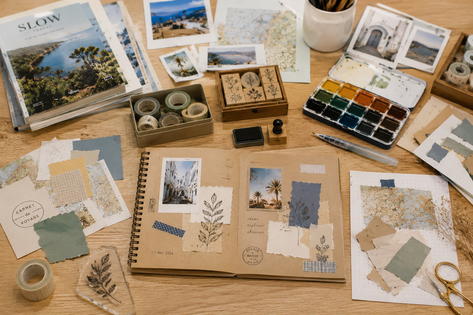 Fabrication d'un Carnet de Voyage 3 Fabrication d'un Carnet de Voyage – Image 3