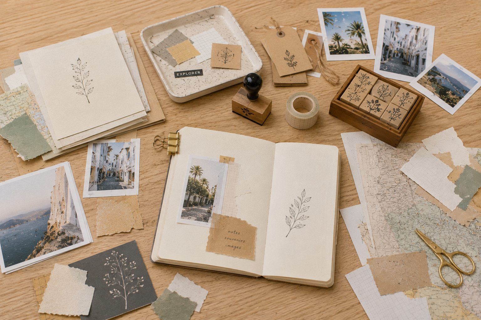 Fabrication d'un Carnet de Voyage 4 Fabrication d'un Carnet de Voyage – Image 4