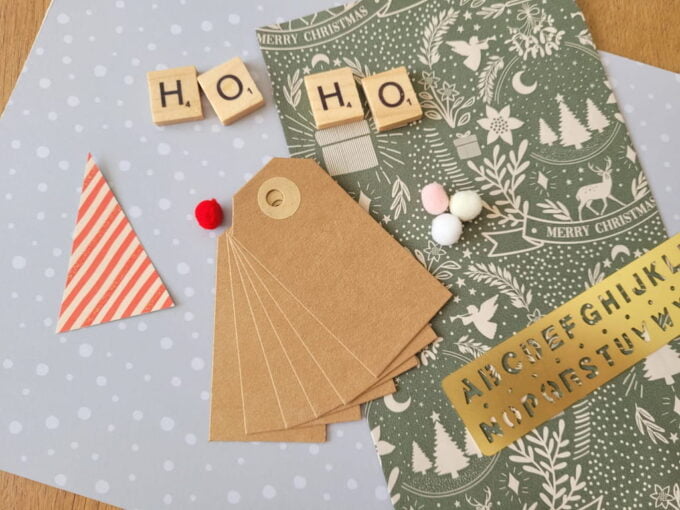 Fabrication de cartes et étiquettes de Noël