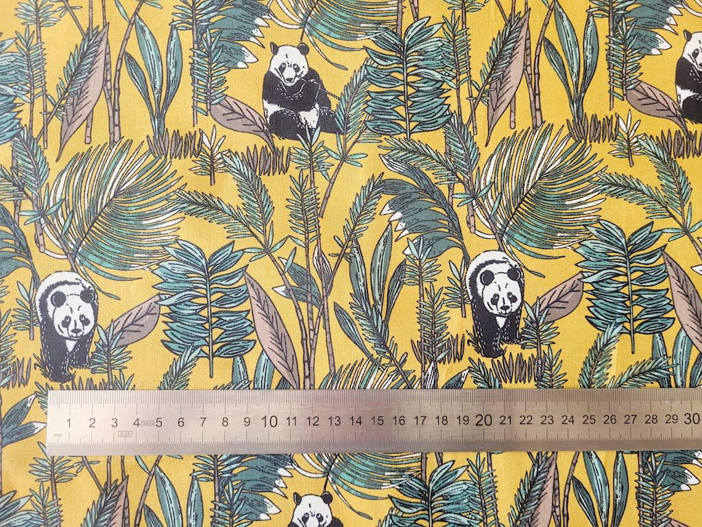 Un tissu avec de magnifiques Panda, idéal pour une naissance
